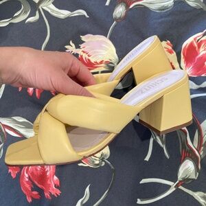 Yellow Schutz Sandals